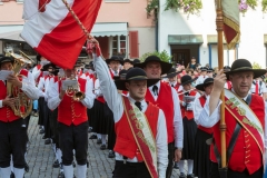 Markgröningen: Internationales Musikfest, Konzert auf dem Marktplatz.Musikverein Alberschwende, Österreich.